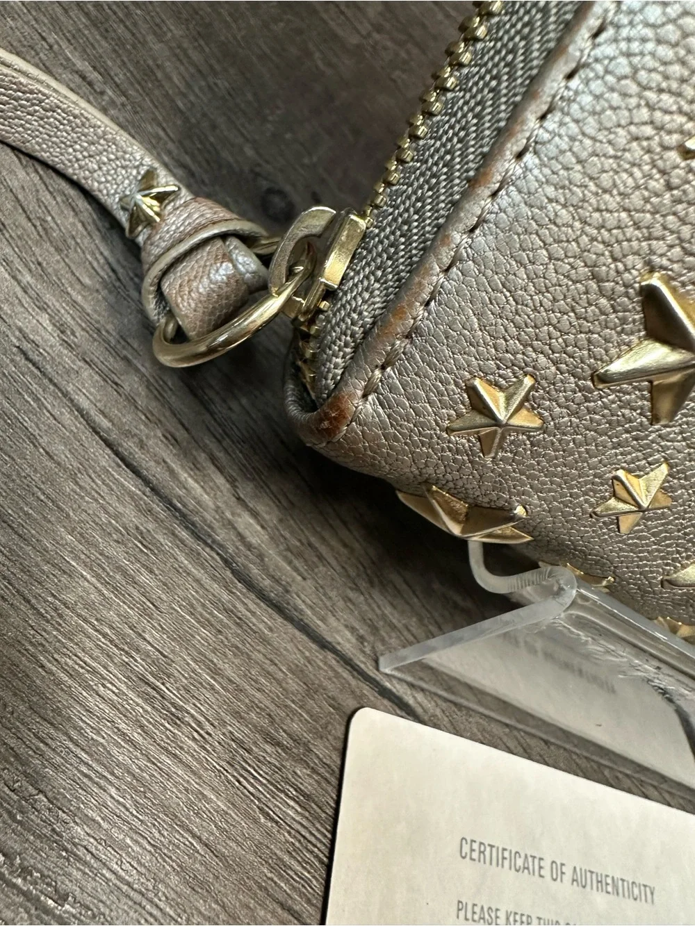 Jimmy Choo Filipa Star-Studded Long Wallet